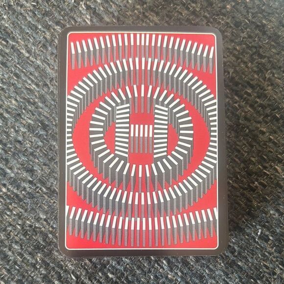 Hermes Red and Black Playing Cards - Picture 1 of 6